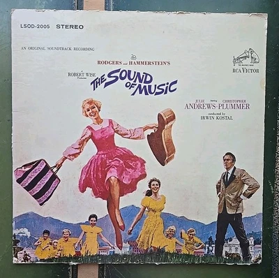 VTG The Sound Of Music Soundtrack Vinyl Record 33 RPM 12" LP LSOD-2005 Booklet Foto 1 de 4