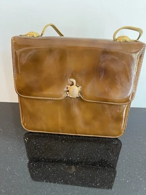 Bolso de mano con broche de tortuga Rosart con dos títulos en la parte superior/adorable vintage Foto 1 de 4