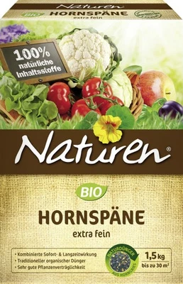 Naturen Bio Hornspäne 1,5 kg  Rasendünger - Bild 1 von 2