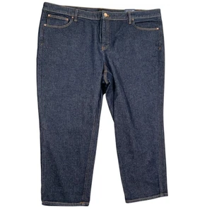 Talbots Jeans Women 22WP Blue Slim Straight Ankle Plus Denim - Picture 1 of 12