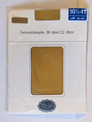 Eurobella Strapsstrümpfe Größe 10,5-11 seltene Farbe Messing für Strumpfhalter - Bild 1 von 3
