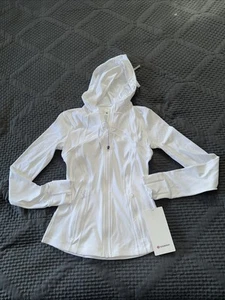 Lululemon Hooded Define Jacket *Nulu All White Size 4 Discontinued RARE! - Picture 1 of 8