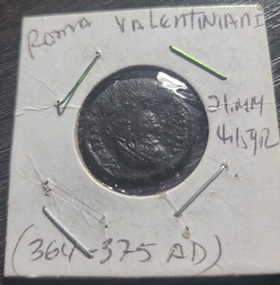 Ancient Roman Bronze Coin Roma Valentinian I (364-375) - Image 1 of 3