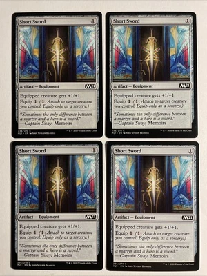 4x Mtg Core Set 2021 M21 Short Sword NM/M Magic The Gathering - Bild 1 von 2