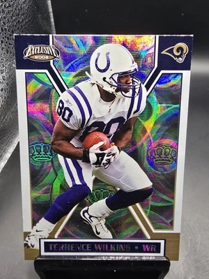 2002 Pacific Exclusive Terrence Wilkins #145 - Indianapolis Colts  - Image 1 of 2