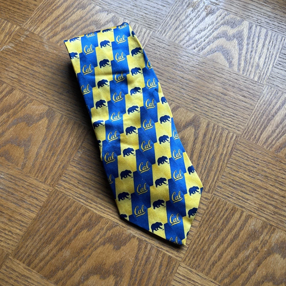 Cal Bears Tie - 100% Silk  - Image 1 of 3