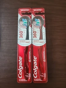 2 Colgate 360 Advanced Optic White Toothbrush, Soft - Picture 1 of 1