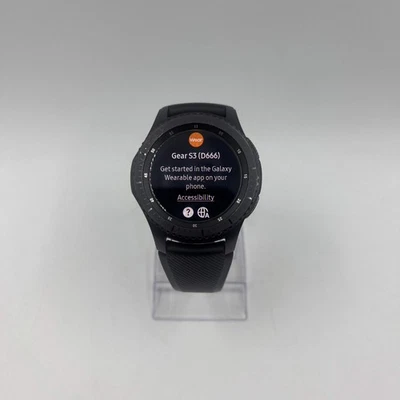 Reloj inteligente Samsung Galaxy Gear S3 de acero inoxidable solo WiFi SM-R760 Foto 1 de 4
