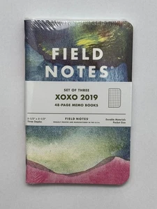 Field Notes Rare: XOXO 2019 Maja Dlugolecki Notebooks - Sealed 3-pack - Picture 1 of 1