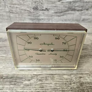 Vintage Airguide Desk Temperature Humidity Gauge Mid Century Modern Air Guide - Picture 1 of 9
