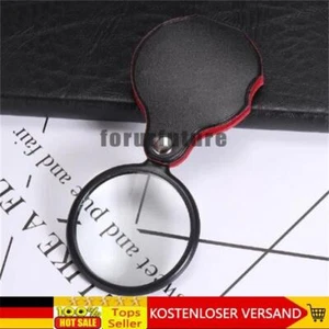 Taschenlupe Brennglas Lupe Faltlupe Leselupe Vergrößerungsglas 50mm Juwelier` - Bild 1 von 5