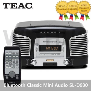 TEAC SL-D930 2.1 ch CD Bluetooth Sound System Classic Mini Audio Black AC 220V - Picture 1 of 4