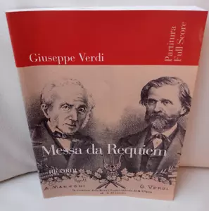 Messa da Requiem New Sealed Giuseppe Verdi Sheet Music Full Score Ricordi 2004 - Picture 1 of 1