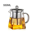Glass Teapot With Removable Infuser Stovetop Safe Tea Kettle Blooming 32Oz/950Ml