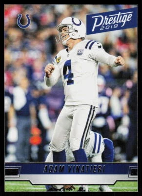 2019 Panini Prestige Adam Vinatieri #94 FOOTBALL Indianapolis Colts - Image 1 of 2