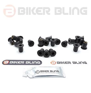 10x BMW F650ST Strada 1996-2000 Scheibe Gummi Well Muttern Rohstopfen Tüllen - Bild 1 von 5