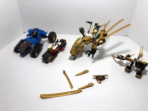 LEGO Ninjago parts LOT: car Thunder Raider 70723, dragon 70503, base 9441, 70666 - Picture 1 of 8