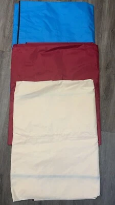 3 Bow Bimini Top Replacement Canvas Cover / Without Frame,BLUE ,RED and BEIGE - Image 1 of 4