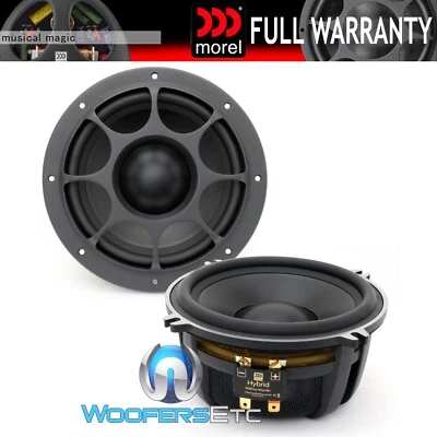 MOREL HYBRID MW5 MKII 5.25" CAR AUDIO 120W RMS MIDWOOFERS MIDRANGE SPEAKERS NEW - Image 1 of 4