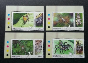 *FREE SHIP Arachnid Spiders Insect Malaysia 2009 (stamp color) MNH - Picture 1 of 5
