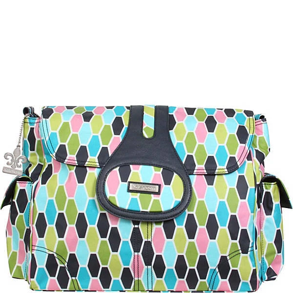 Kalencom Honeycomb Green Baby Diaper Bag with Accessories NEW - Image 1 of 1