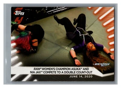 2021 WWE Women's Division Trading Cards (Topps) Asuka & Nia Jax (No.27) - Image 1 of 2