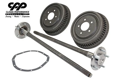65 66 67 68 69 CHEVY C10 TRUCK 5 LUG REAR BRAKE CONVERSION KIT AXLES DRUMS - Image 1 of 4