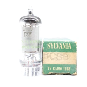 One Excellent SYLVANIA 6CS6 Tube NOS NIB Strong as Hell! GM[%]: 155 AMPLITREX - Picture 1 of 1