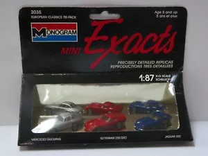 Monogram Mini Exacts Ferrari Jaguar Mercedes 1:87 scale B2 - Picture 1 of 5