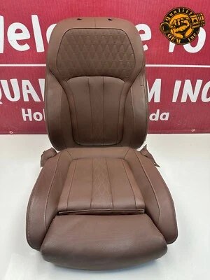 2019-2025 BMW X5 X6 X7  FRONT RIGHT SEAT UPPER & LOWER CUSHION COFFEE OEM 39k - Image 1 of 4