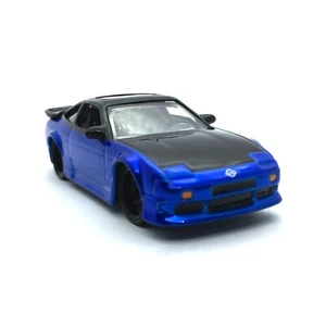 Jada Dub City 1993 93 Nissan 240SX Car Blue & Black Die Cast 1/64 Scale Loose - Picture 1 of 7