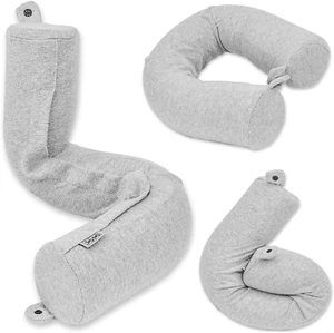Twist Memory Foam Travel Pillow for Airplanes - Travel Neck Pillow for Sleeping - Picture 1 of 12
