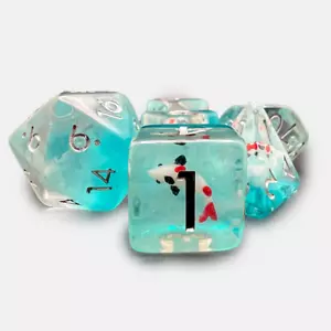 Koi Fisch Würfel Set für D&D Pathfinder RPG - Bild 1 von 4