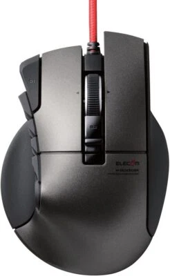 ELECOM USB gaming mouse [DUX] wired 14 button 3500dpi Hardware macro compat - Image 1 of 4