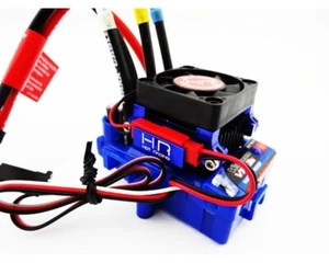 Hochgeschwindigkeits-Lüfter mit blauem Legierungskühlkörper für Traxxas Velineon VXL-3S ESC - Bild 1 von 2