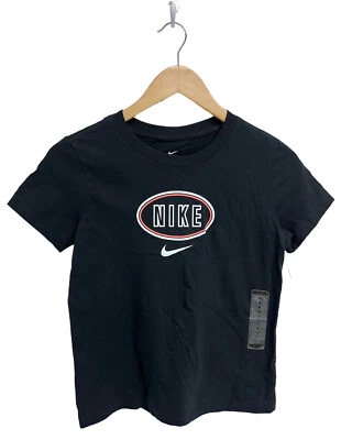 Nike Girl's The Nike Tee Black Short Sleeve Crew Neck Tee Size M - Image 1 of 4