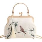 Elegant Chinese Style Handbag White Tassel Shoulder Bag Fashion Women's Bag