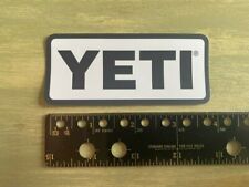 BRAND NEW FROM MANUCATURER! Yeti Coolers Decal Sticker Black White Authentic New