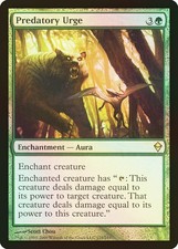 Mtg-predatory urge/predatory urge zendikar | [] fra foil nm