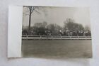 B244 Postcard Rppc Bunch Of Old Ford Model T Or A & People Parked Racetrack