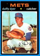 Duffy Dyer 1971 Topps #136 New York Mets (ex) 