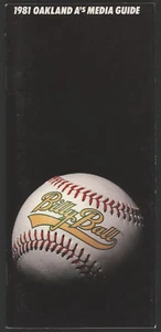 1981 Oakland ATHLETICS Media Guide - Picture 1 of 1