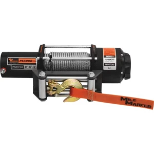 Mile Marker 12 Volt DC Powered Electric UTV Winch, 5000-Lb. Capacity, 1/4in. x - Picture 1 of 4