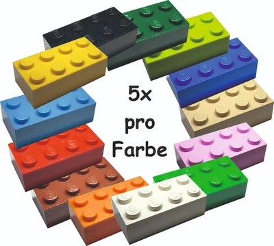 5x LEGO® 3001 Basis Stein, Basic Brick 2x4 Classic, verschiedene Farben #37 - Bild 1 von 4