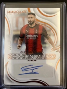Olivier Giroud 2024-25 Panini Immaculate Collection Modern Marks Auto 38/99 - Picture 1 of 2