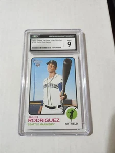2022 Topps Heritage High Numbers Julio Rodriguez Rc # 700 CGC 9 - Picture 1 of 2