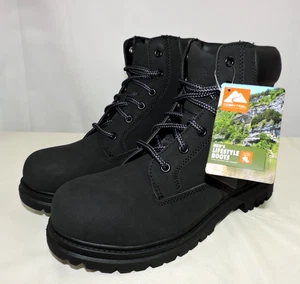 Ozark Trail Herren Troy II Stiefel Kunstleder robuste Laufsohle schwarz Größe 10,5 US - Bild 1 von 16