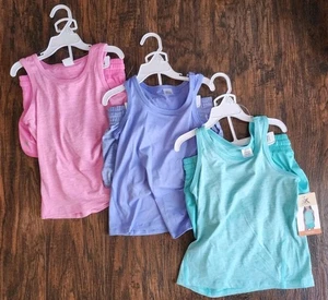 Lot Of 3 ZEROXPOSUR Tank Top & Short Activewear Sets Girls Youth Size 6/7, NEW - Picture 1 of 8