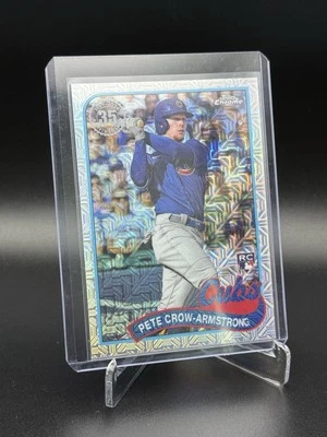 2024 Topps Chrome Pete Crow-Armstrong Rookie 1989 Mojo Silver Pack Cubs 2T89C-64 - Image 1 of 2
