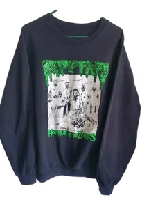 IMPETIGO HORROR OF THE ZOMBIES Metal Band Fleece Pullover Front back Mens XL - Picture 1 of 8